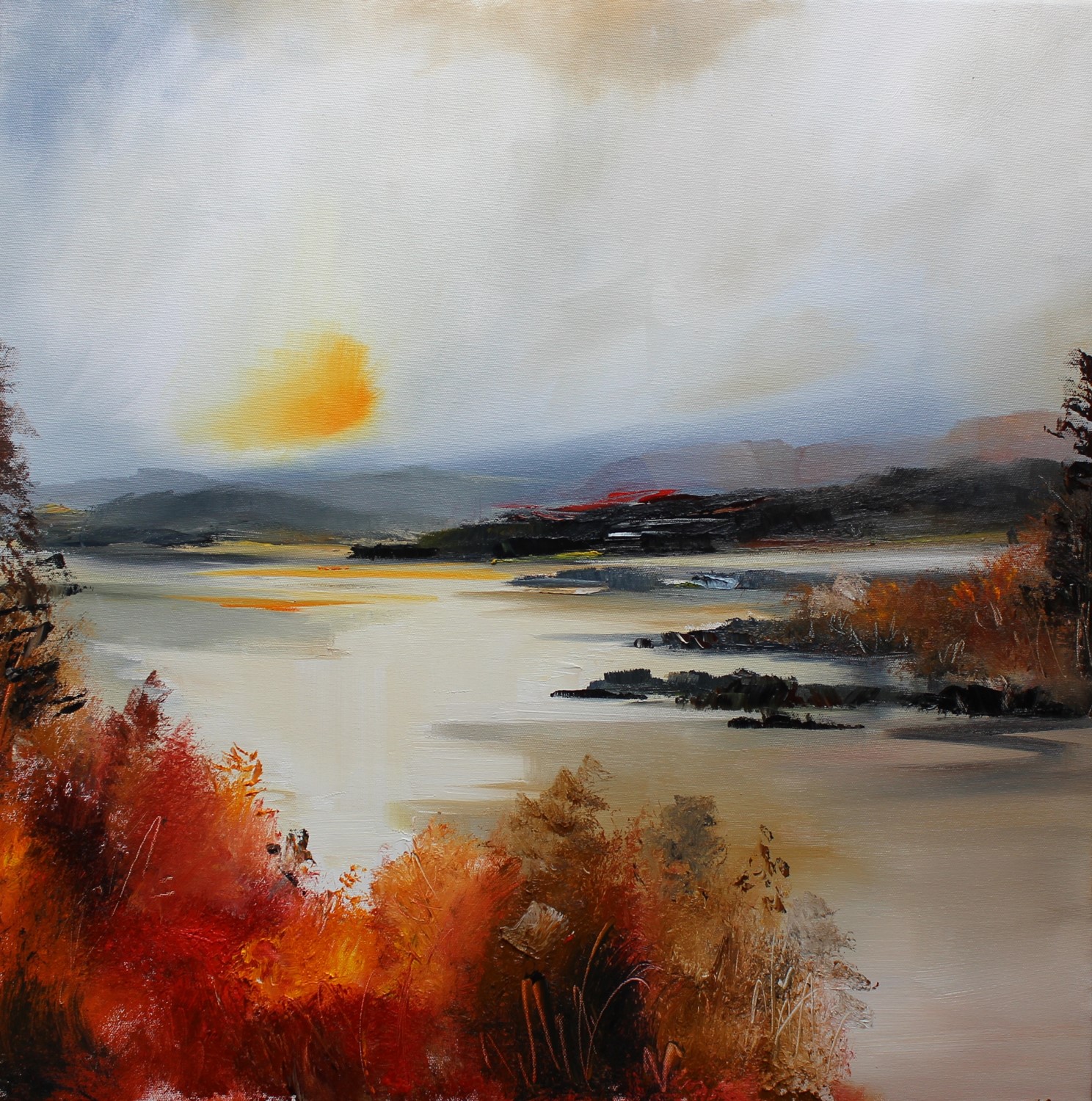 'Autumn By the River ' by artist Rosanne Barr